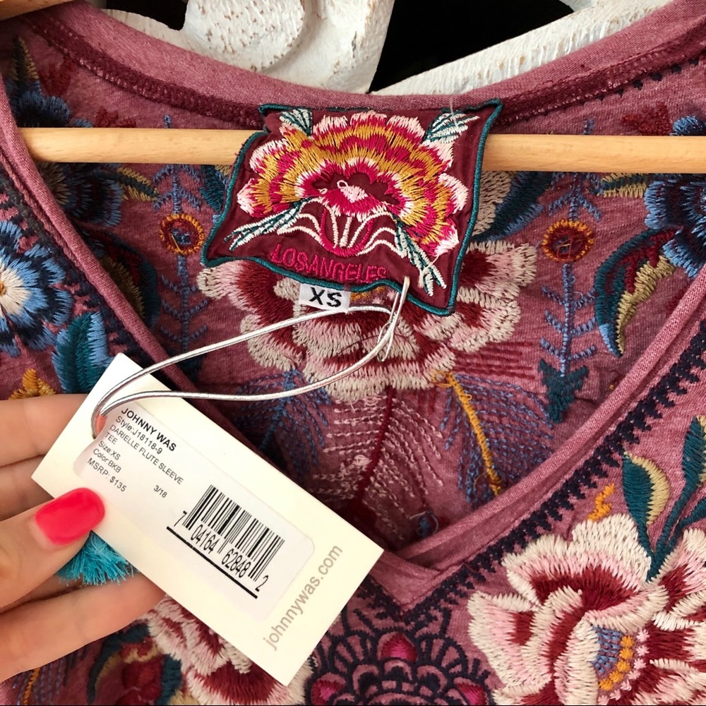 Johnny Was Embroidered Top - Picture 5 of 7